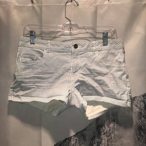 Jean stripe shorts !🧡